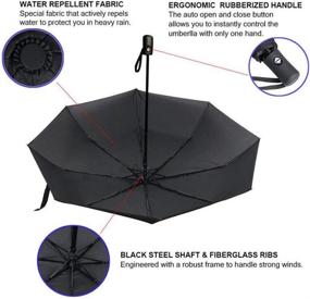 img 2 attached to HOFUJINGSHI Umbrella Windproof Windguard Umbrellas