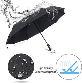 img 1 attached to HOFUJINGSHI Umbrella Windproof Windguard Umbrellas