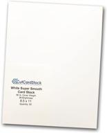 🔖 discount card stock - premium super smooth white 80lb, 8 1/2 x 11 (pack of 50) logo