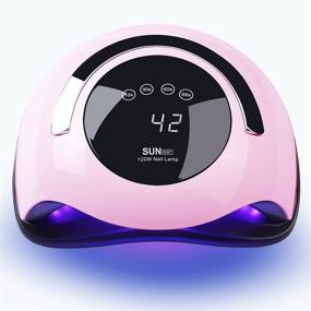 img 4 attached to 🌞 Sun BQ5T UV LED Nail Lamp: Faster 120W Gel Nail Dryer with Touch Screen, Perfect for Professional Nail Polish Curing (Pink)