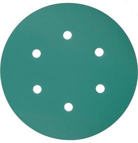 img 1 attached to 🐯 TigerShark 6 Inch Sanding Discs 6 Hole Wet Dry Grit 800/1200/1500/2000 20pcs Pack with Special Anti Clog Coating Film - Green Line Hook and Loop - Dustless Random Orbital Sander Paper for Super Fine Finishing