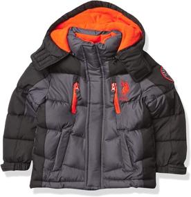 img 4 attached to U S Polo Assn Puffer 57 Boys' Clothing in Jackets & Coats