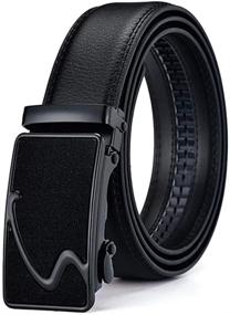 img 1 attached to 👔 Premium Genuine Leather Automatic Men's Belt Accessories: Unmatched Quality and Luxury