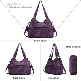 img 2 attached to Elegant Angel Barcelo Fashion Handbags: Chic Shoulder Bags, Wallets, & Hobo Bags for Women