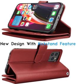 img 1 attached to Tekcoo Wallet Case For IPhone 12 Pro Max (6 Cell Phones & Accessories