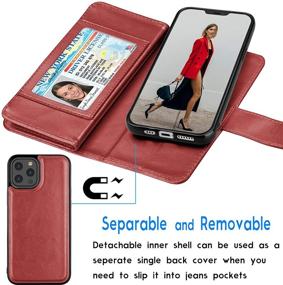 img 2 attached to Tekcoo Wallet Case For IPhone 12 Pro Max (6 Cell Phones & Accessories