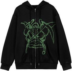 img 1 attached to Butterfly Fairycore Jackets Harajuku Aesthetic Women's Clothing for Coats, Jackets & Vests