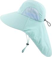 🧢 stay cool and protected with muryobao summer protection bucket fishing hats & caps for boys логотип