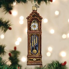 img 3 attached to 🕰️ Exquisite Old World Christmas Grandfather Clock Ornament - Multicolored Delight