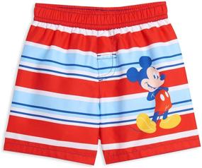 img 2 attached to 🐭 Disney Mickey Mouse Toddler Swim Trunks - Boys' Clothing and Swimwear
