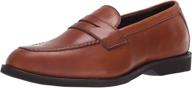 allen edmonds penny loafers walnut logo