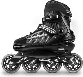 img 4 attached to 🛼 MammyGol Adjustable Inline Skates: Safe, Durable & High-Performance Roller Skates for Adults and Teens