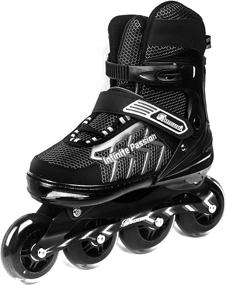 img 2 attached to 🛼 MammyGol Adjustable Inline Skates: Safe, Durable & High-Performance Roller Skates for Adults and Teens