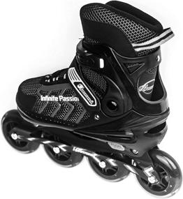 img 3 attached to 🛼 MammyGol Adjustable Inline Skates: Safe, Durable & High-Performance Roller Skates for Adults and Teens