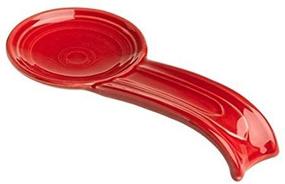 img 2 attached to 🥄 Fiesta 8 Inch Spoon Rest Scarlet: The Perfect Kitchen Essential for Utensil Organization