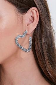 img 3 attached to 💎 NLCAC Bohemian Rhinestone Glitter Earrings: Trendy Girls' Jewelry for Enhanced Style