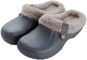 img 4 attached to FolHaoth Womens Waterproof Slippers Outdoor Men's Shoes and Mules & Clogs