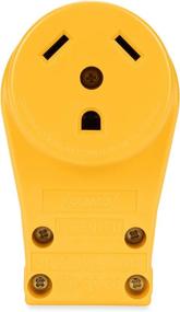 img 2 attached to High-quality Camco 55343 30 AMP Yellow Female Replacement Receptacle