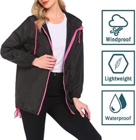 img 3 attached to Beyove Windbreaker Packable Jackets Waterproof Outdoor Recreation in Outdoor Clothing