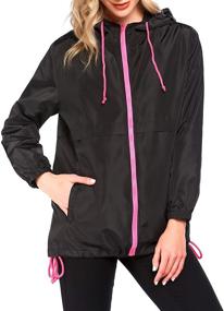 img 4 attached to Beyove Windbreaker Packable Jackets Waterproof Outdoor Recreation in Outdoor Clothing