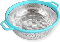 stainless colander micro perforated resistant dishwasher kitchen & dining logo