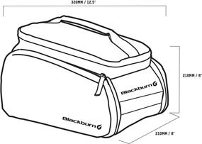 img 1 attached to 🚲 Enhance Your Cycling Experience with Blackburn Local Trunk Rack Top Bike Bag!