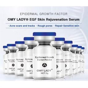 img 3 attached to 💧 Advanced EGF Skin Rejuvenation Serum & Epidermal Growth Factor Powder Kit - Hydrating, Anti-Aging, and Nourishing Treatment for Wrinkles, Fine Lines, Pigmentation, Acne Scars - Facial Repairing Serum