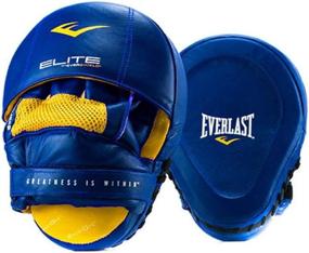 img 1 attached to 🥊 Premium Leather Mantis Punch Mitts by Everlast