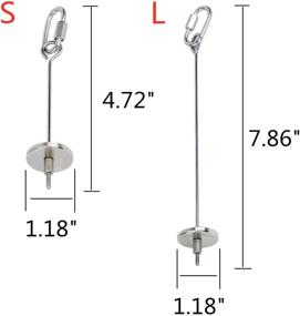 img 3 attached to Держатель корма для птиц из нержавеющей стали: фруктово-овощной шампур для попугаев, кокату, корелл – инструмент для воздействия на клетку