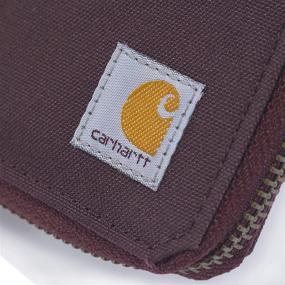 img 3 attached to Carhartt Canvas Zippered Wallets - Durable Men's Accessories for Cards, Money, and Organizing