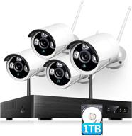 📹 heim vision hm241a: 4pcs wireless outdoor security camera system with 1tb hard drive, 1080p nvr, night vision, waterproof, motion alert, and remote access logo