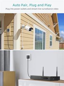 img 3 attached to 📹 Heim Vision HM241A: 4Pcs Wireless Outdoor Security Camera System with 1TB Hard Drive, 1080P NVR, Night Vision, Waterproof, Motion Alert, and Remote Access