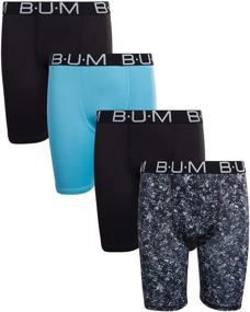 img 4 attached to Одежда для мальчиков B U M Equipment Performance с технологией сухого фитнеса и сжатием