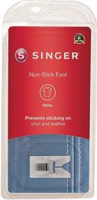 img 4 attached to 🧵 SINGER Non-Stick Foot - Snap-On Presser Foot with Effortless Sewing, Wide 7mm Needle Slot - Simplifying Sewing