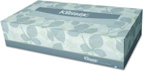 img 1 attached to 🧻 Kleenex 2-Ply White Facial Tissue, Pop-Up Box of 125 Tissues