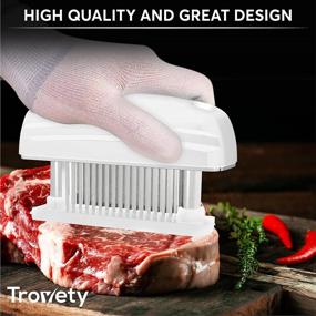 img 1 attached to Trovety Meat Tenderizer Stainless Blades