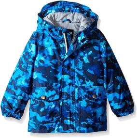 img 1 attached to 🌧️ Optimized OshKosh Boys' Radiant Print Rain Slicker