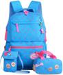 mitowermi bowknot backpack elementary bookbag logo