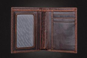 img 3 attached to 💳 Genuine Leather Wallet Credit Pattern: Top-notch Men's Accessories and Wallets, Card Cases & Money Organizers