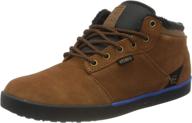 etnies jefferson skate orange medium men's shoes: stylish comfort for skateboarding enthusiasts logo