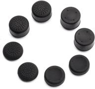 🎮 pandaren thumb grip thumbstick pack - 8 pcs for ps5, ps2, ps3, ps4, xbox 360, wii u controllers (not compatible with xbox one controller) logo