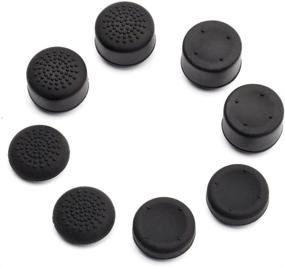 img 4 attached to 🎮 Pandaren Thumb Grip Thumbstick Pack - 8 Pcs for PS5, PS2, PS3, PS4, Xbox 360, Wii U Controllers (Not Compatible with Xbox One Controller)