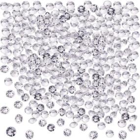 img 4 attached to 💎 Enhance Your Special Occasions with Blulu 2000 Pack 6 mm Clear Acrylic Diamond Scatters: Wedding Party Crystal Table Confetti