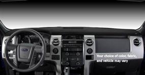 img 2 attached to 🚙 Enhance Your Dodge Ram 1500 with Covercraft 91840-00-25 Custom Fit Dash Cover - Premium Needle Punch Ca (Black)