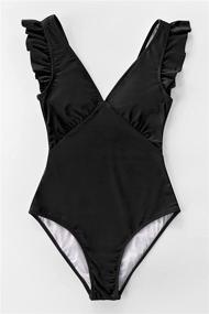 img 1 attached to CUPSHE Royal Elegance Swimsuit - Classy Women's Swimwear & Cover Ups