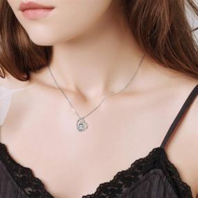 img 3 attached to 🐾 Adorable S925 Sterling Silver Animal Necklace: Perfect Gift for Women and Girls On Christmas and Birthdays