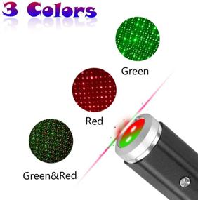 img 3 attached to 🌟 Plug and Play USB Star Projection Night Light - 3 Colors, 7 Lighting Modes for Bedroom, Car, Party - Aevdor Car Ceiling Interior Light: Portable Romantic USB Night Light Decorations (Green & Red)