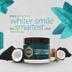 img 1 attached to 🦷 Active Wow Charcoal Teeth Whitening Powder & Peppermint Toothpaste