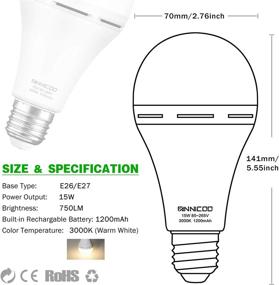 img 1 attached to 🔋 High-Capacity Rechargeable Emergency Battery (1200mAh Equivalent)