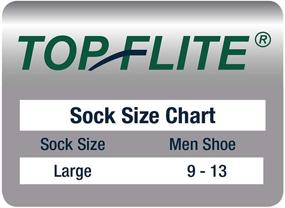 img 2 attached to 🧦 Men's Top Flite Sport Cushion Socks: Optimal Performance for Active Athletes